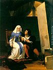 Paul Delaroche Famous Paintings - Fra Filippo Lippi Falling in Love with his Model